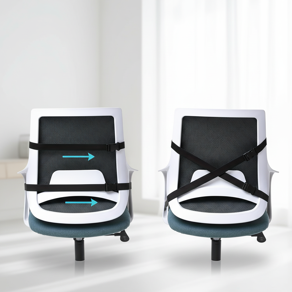 Ergonomic Memory Foam Lumbar Support Back Cushion